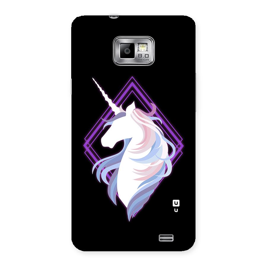 Cute Unicorn Illustration Back Case for Galaxy S2