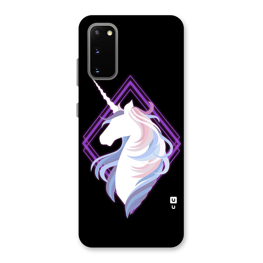 Cute Unicorn Illustration Back Case for Galaxy S20