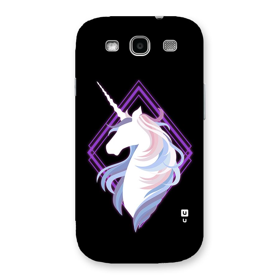 Cute Unicorn Illustration Back Case for Galaxy S3