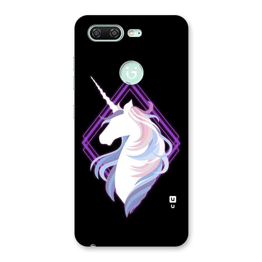 Cute Unicorn Illustration Back Case for Gionee S10