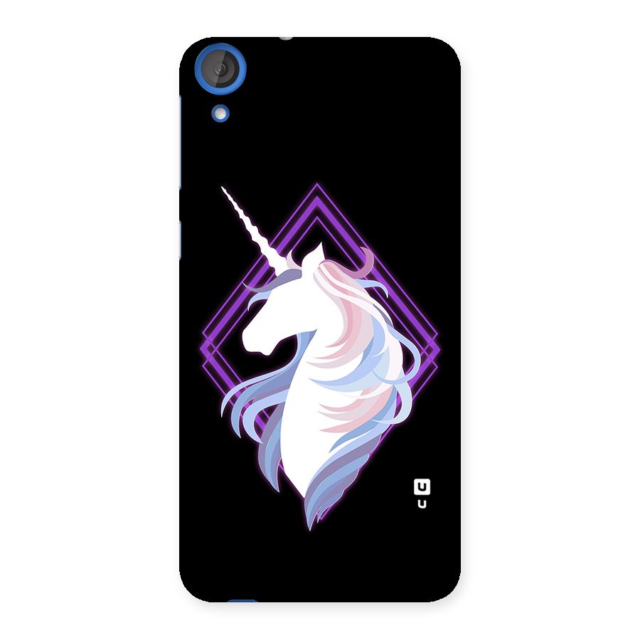 Cute Unicorn Illustration Back Case for HTC Desire 820s