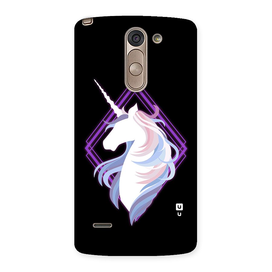 Cute Unicorn Illustration Back Case for LG G3 Stylus