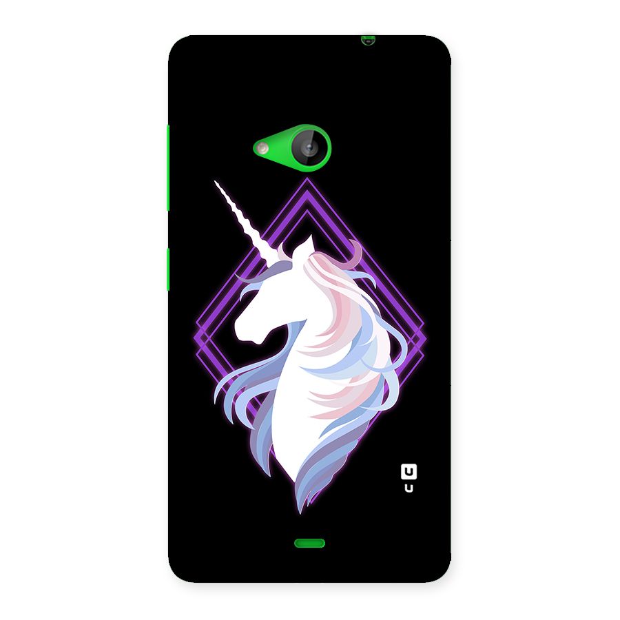 Cute Unicorn Illustration Back Case for Lumia 535