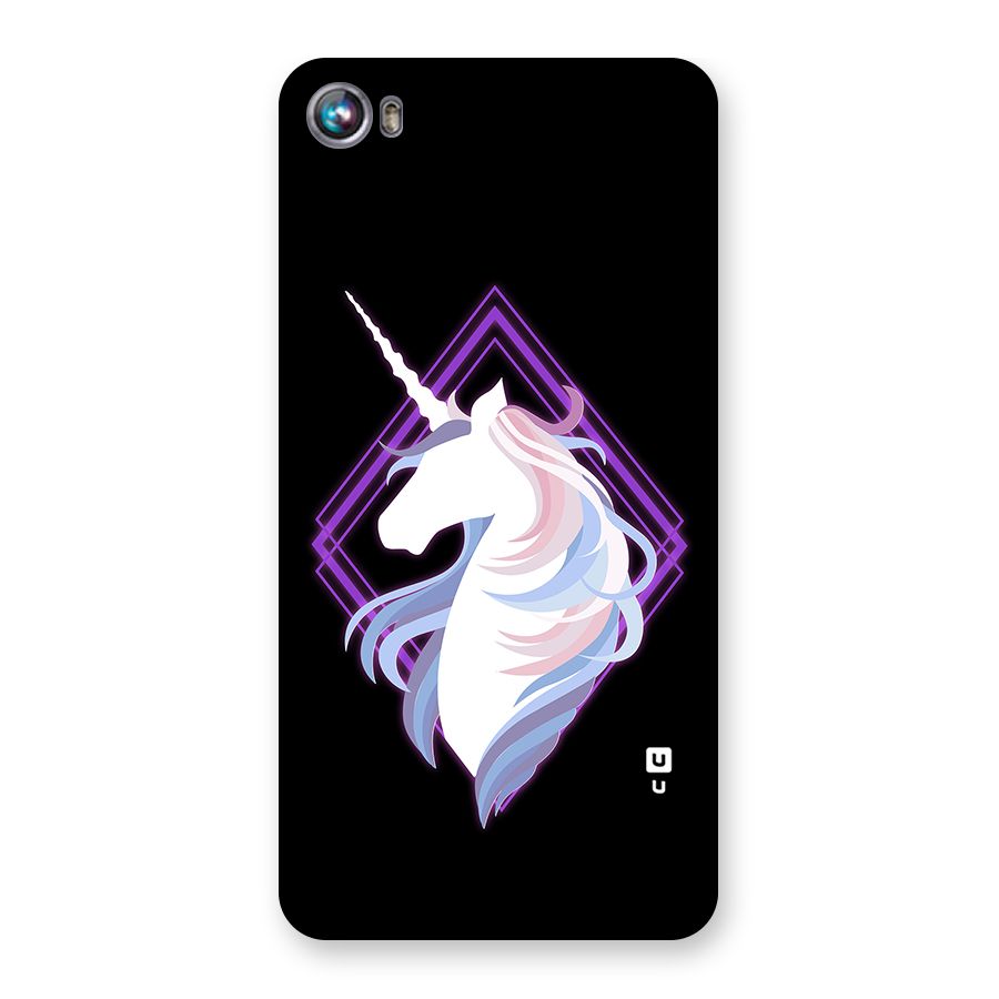 Cute Unicorn Illustration Back Case for Micromax Canvas Fire 4 A107