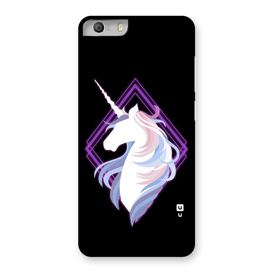 Cute Unicorn Illustration Back Case for Micromax Canvas Knight 2
