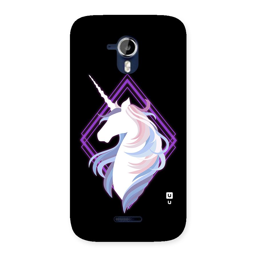 Cute Unicorn Illustration Back Case for Micromax Canvas Magnus A117