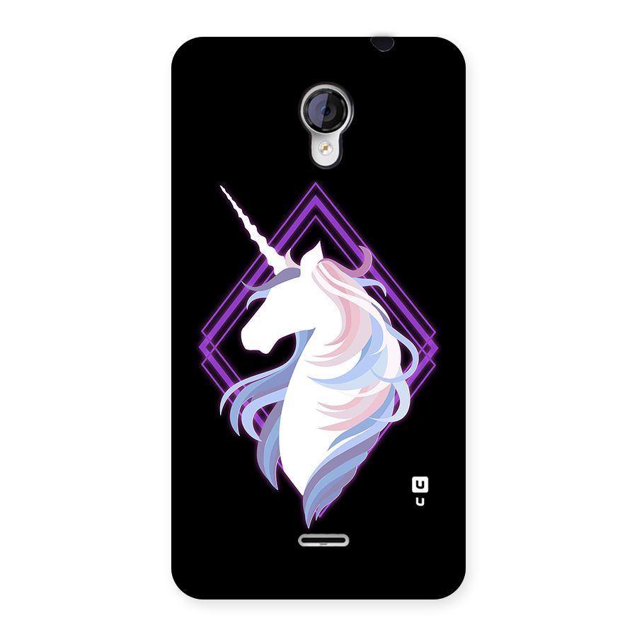 Cute Unicorn Illustration Back Case for Micromax Unite 2 A106