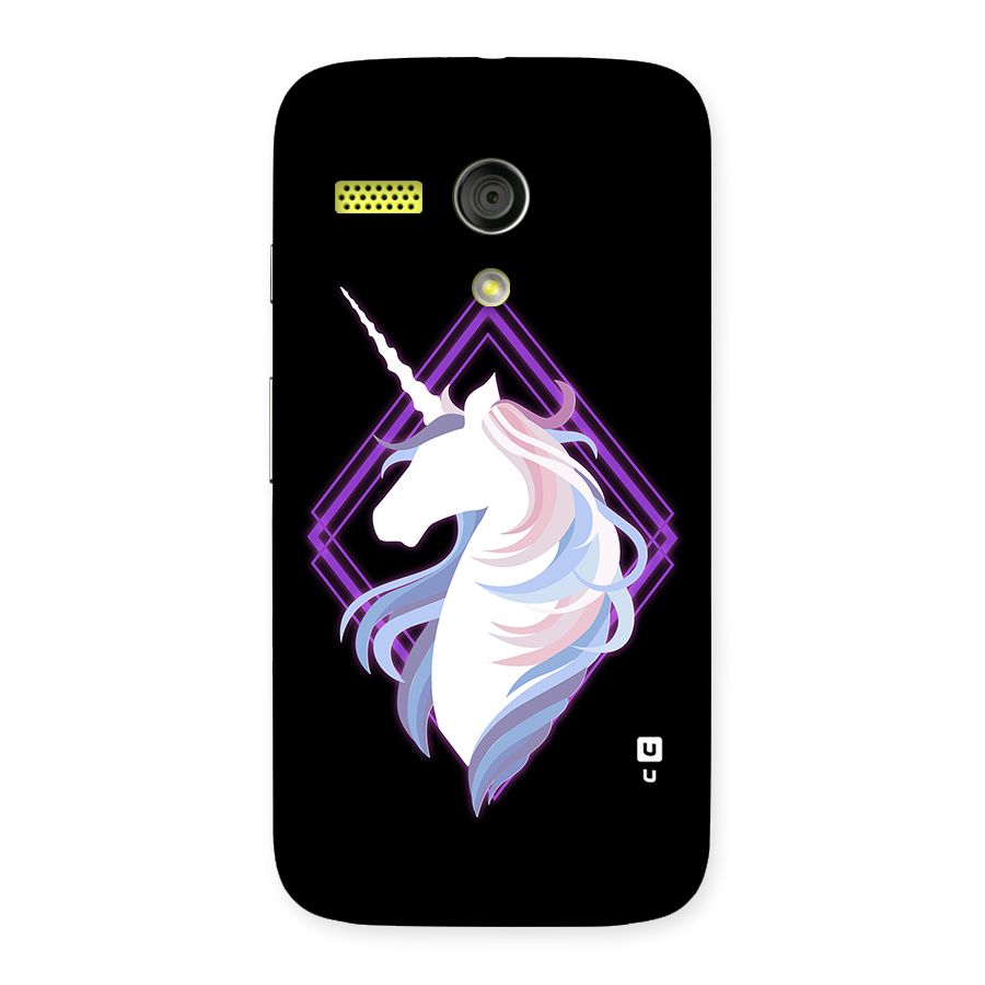 Cute Unicorn Illustration Back Case for Moto G