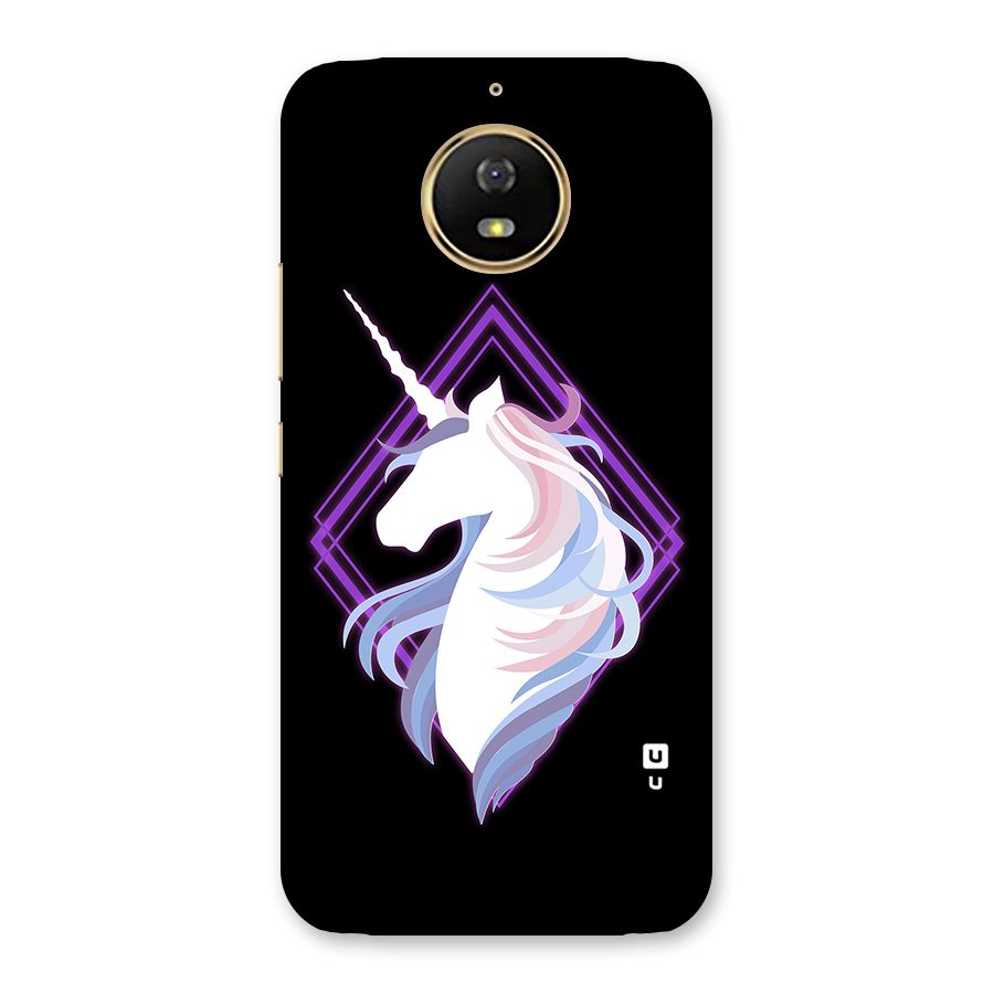 Cute Unicorn Illustration Back Case for Moto G5s