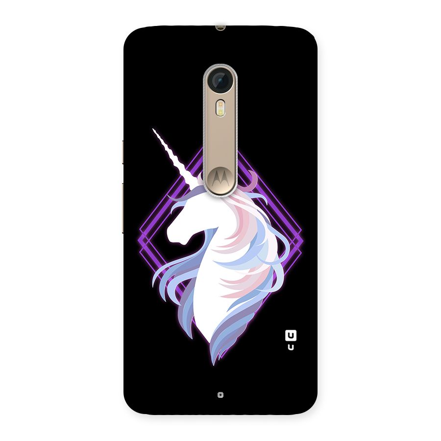 Cute Unicorn Illustration Back Case for Motorola Moto X Style