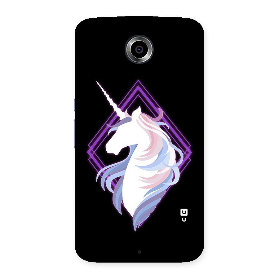 Cute Unicorn Illustration Back Case for Nexsus 6
