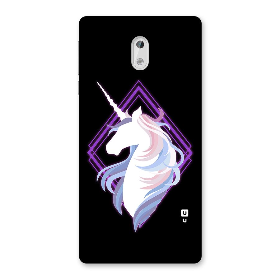 Cute Unicorn Illustration Back Case for Nokia 3