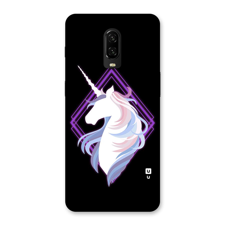 Cute Unicorn Illustration Back Case for OnePlus 6T