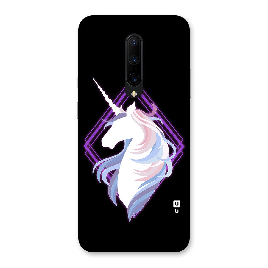 Cute Unicorn Illustration Back Case for OnePlus 7 Pro