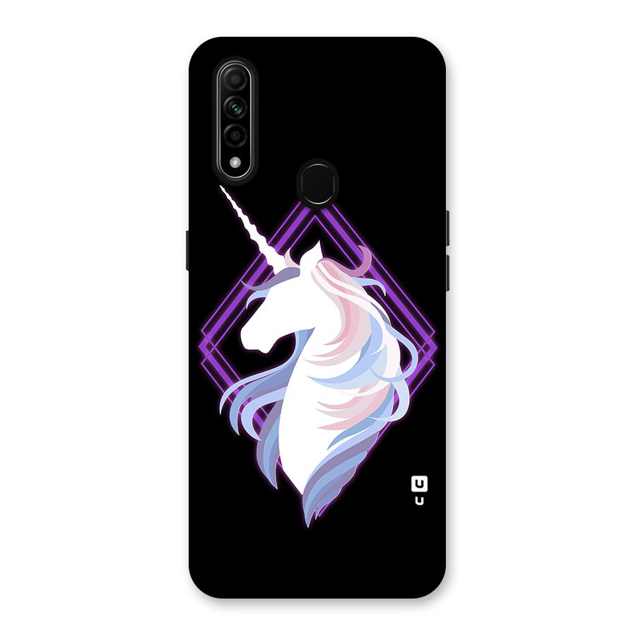 Cute Unicorn Illustration Back Case for Oppo A31