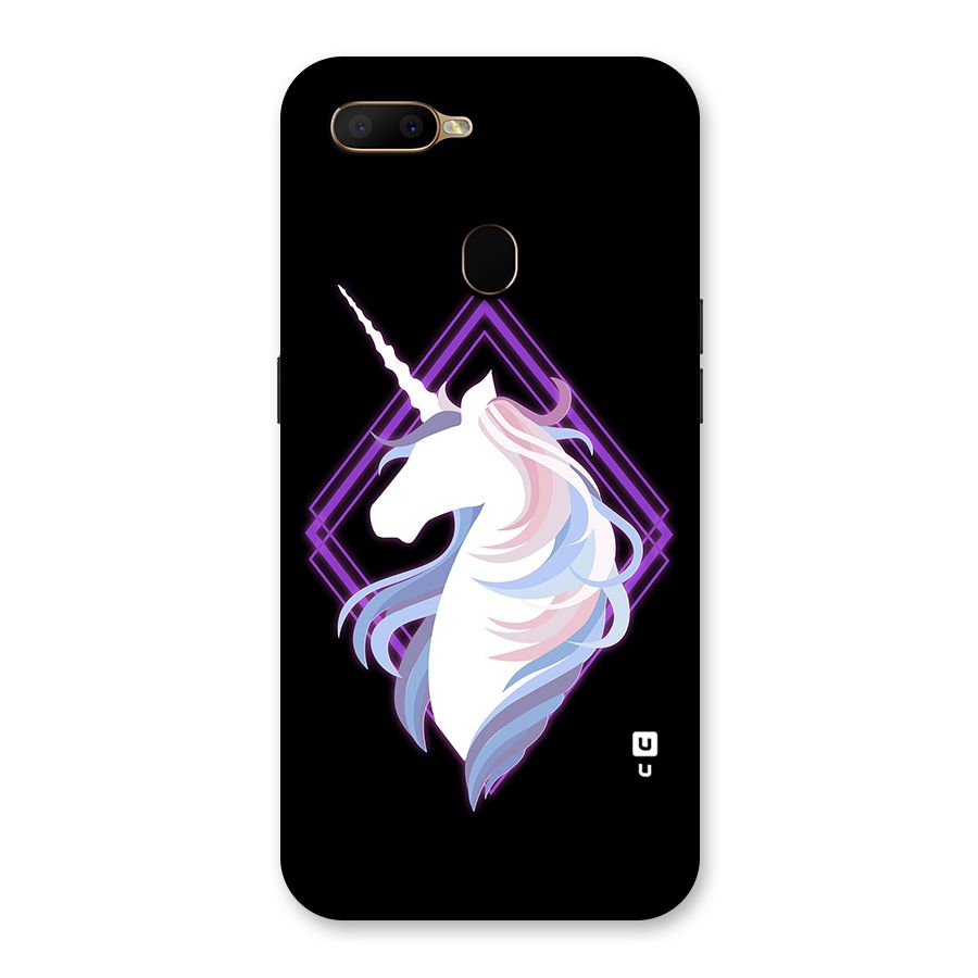Cute Unicorn Illustration Back Case for Oppo A5s