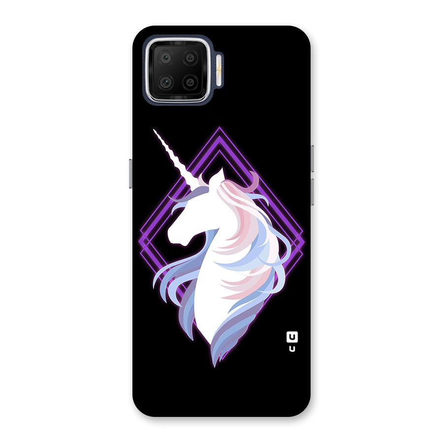 Cute Unicorn Illustration Back Case for Oppo F17