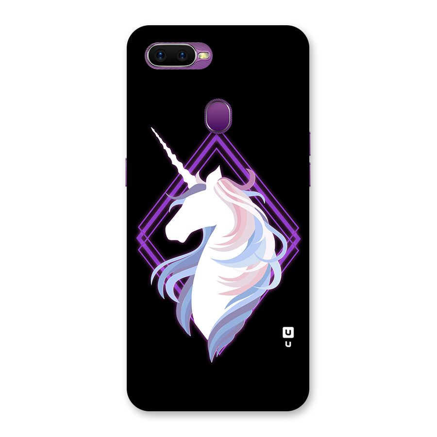 Cute Unicorn Illustration Back Case for Oppo F9