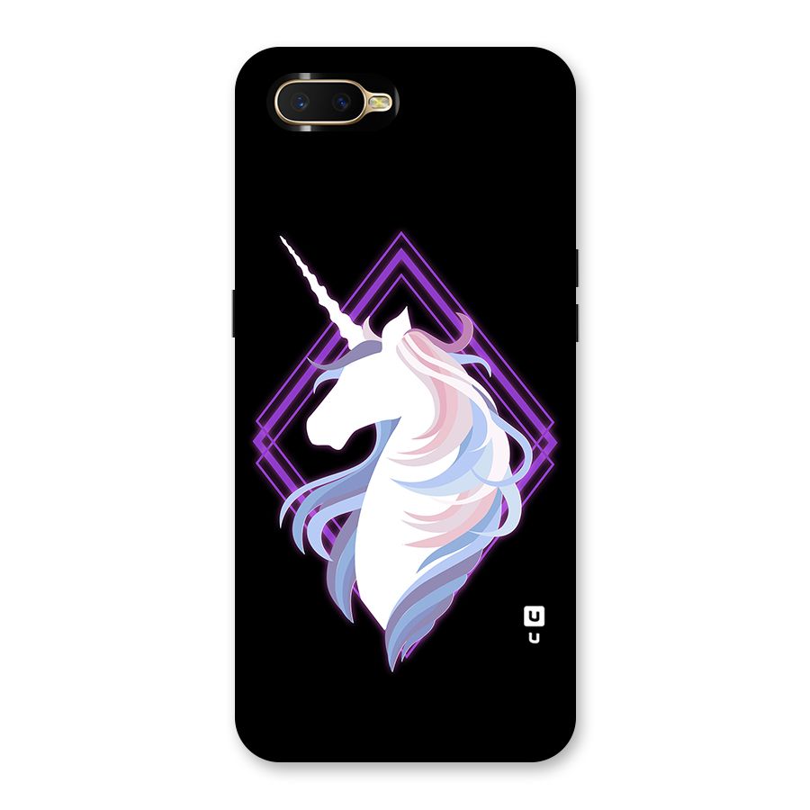 Cute Unicorn Illustration Back Case for Oppo K1