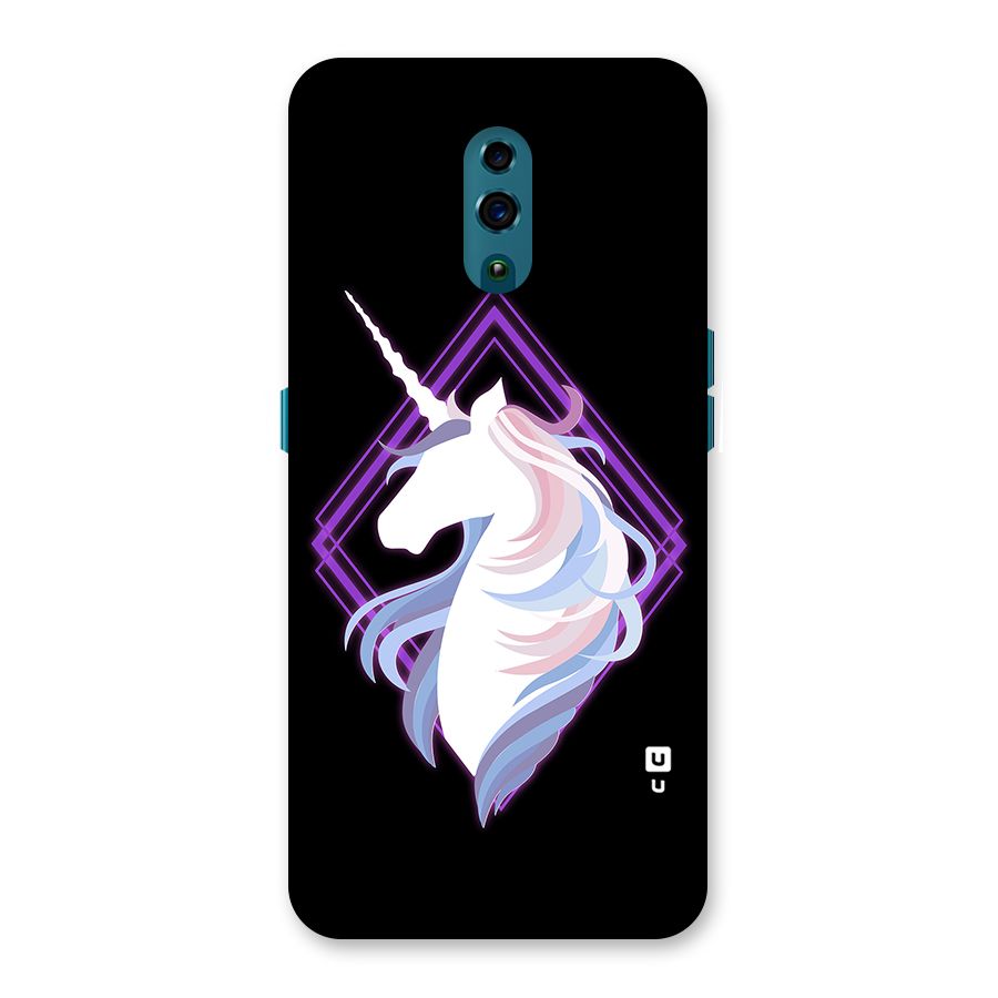 Cute Unicorn Illustration Back Case for Oppo Reno