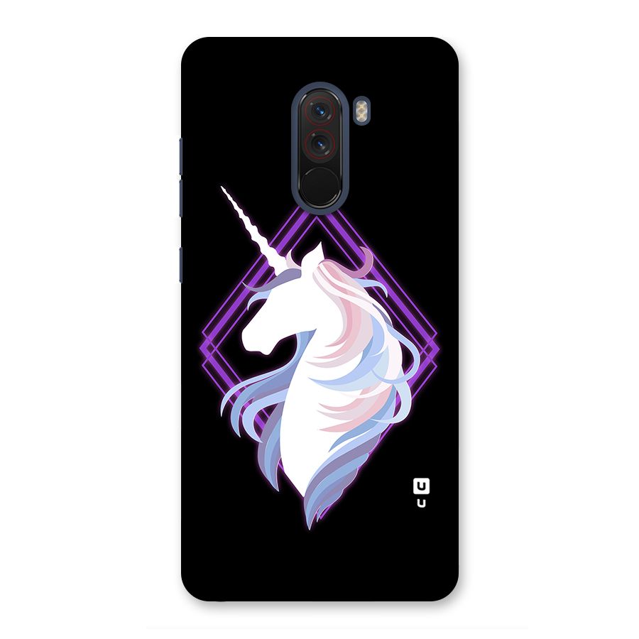 Cute Unicorn Illustration Back Case for Poco F1
