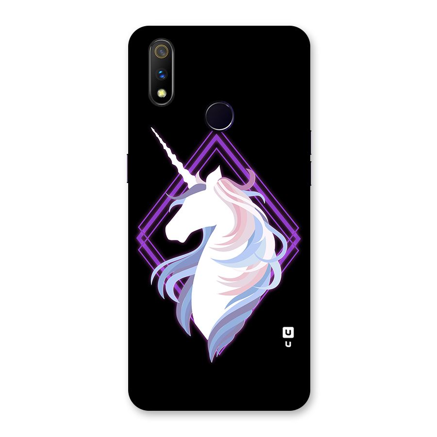 Cute Unicorn Illustration Back Case for Realme 3 Pro