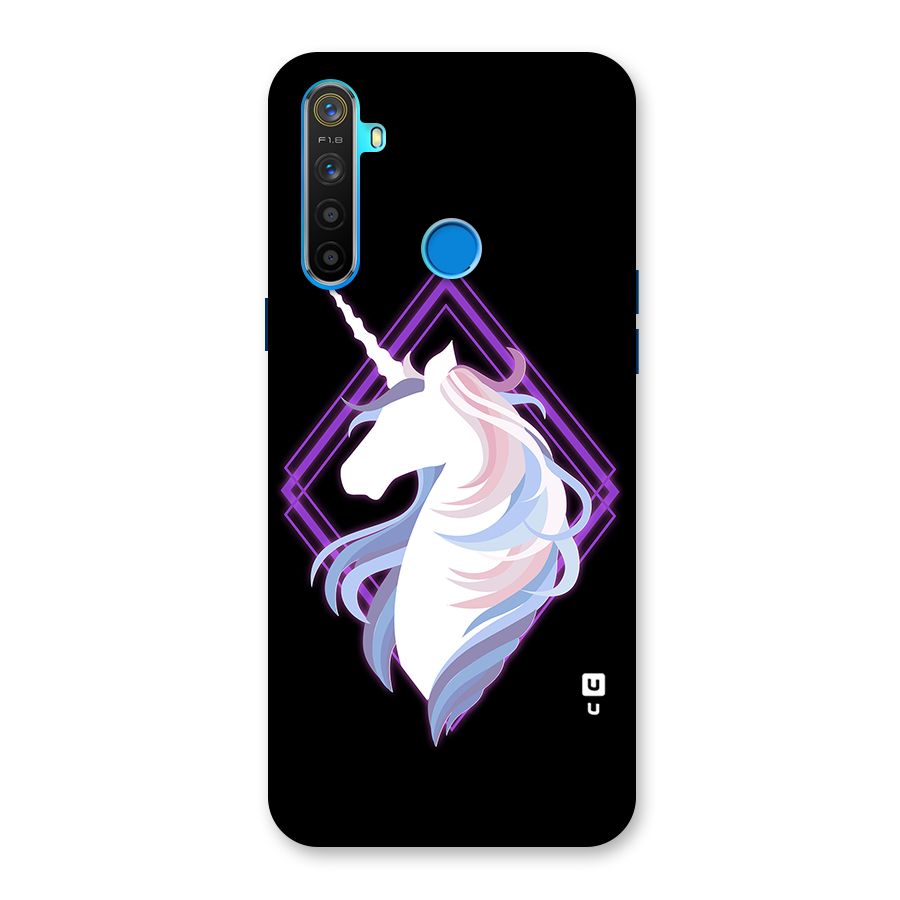 Cute Unicorn Illustration Back Case for Realme 5s