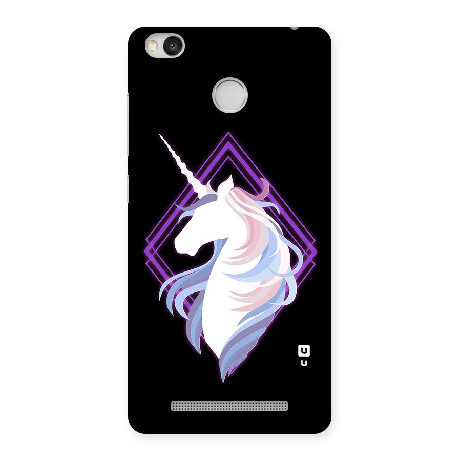 Cute Unicorn Illustration Back Case for Redmi 3S Prime