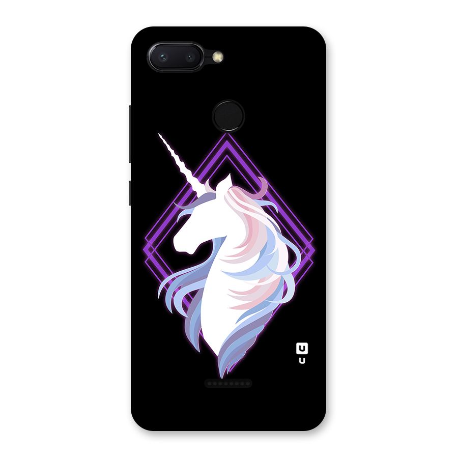 Cute Unicorn Illustration Back Case for Redmi 6
