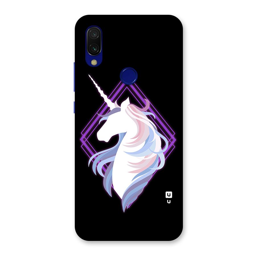 Cute Unicorn Illustration Back Case for Redmi 7