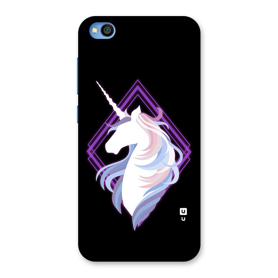 Cute Unicorn Illustration Back Case for Redmi Go