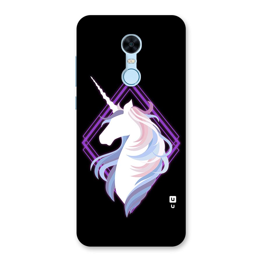 Cute Unicorn Illustration Back Case for Redmi Note 5