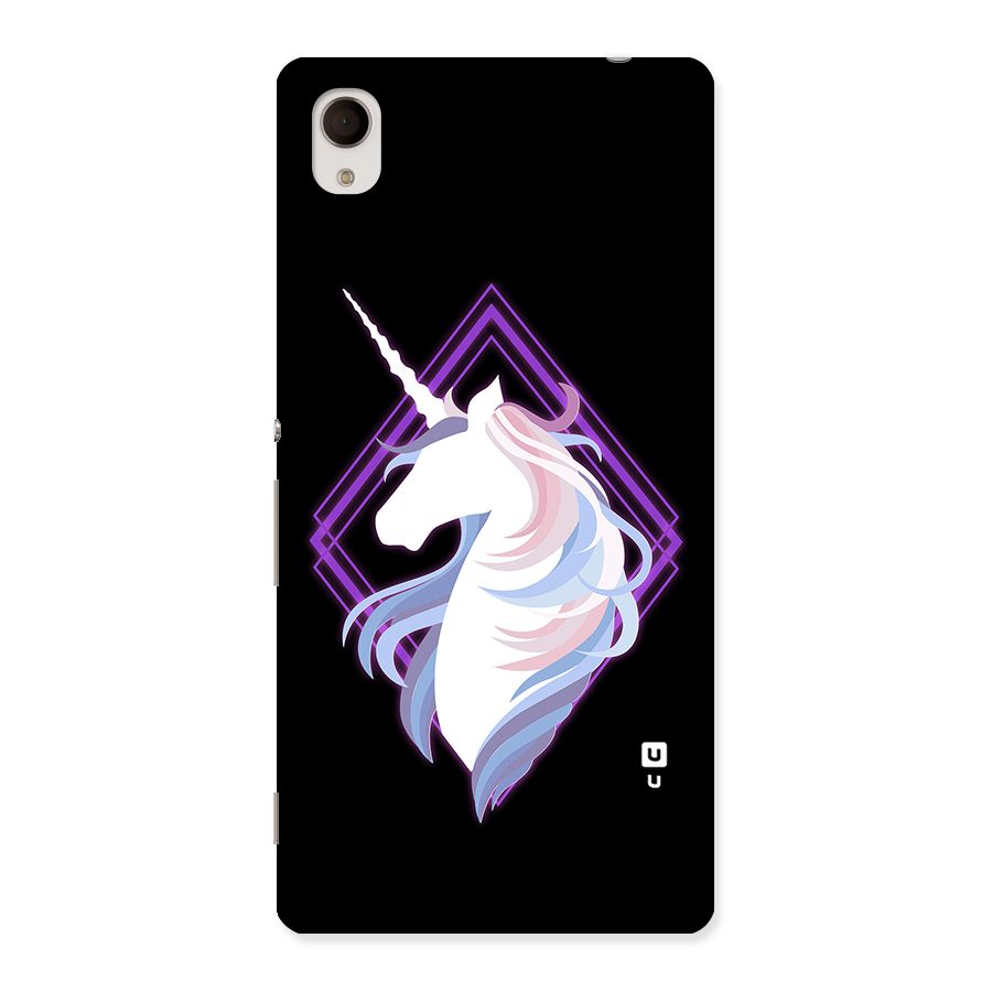 Cute Unicorn Illustration Back Case for Sony Xperia M4
