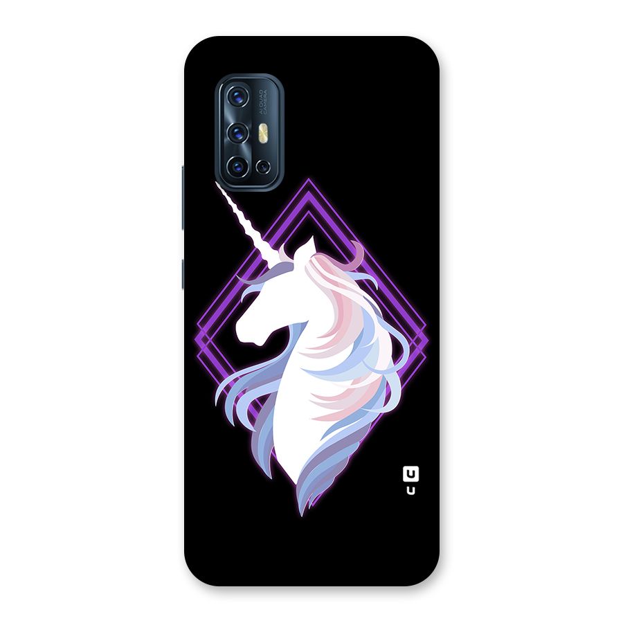 Cute Unicorn Illustration Back Case for Vivo V17