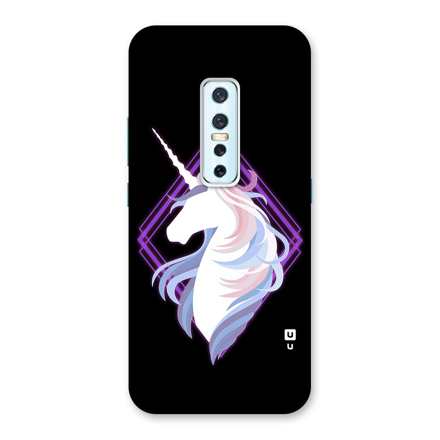 Cute Unicorn Illustration Back Case for Vivo V17 Pro