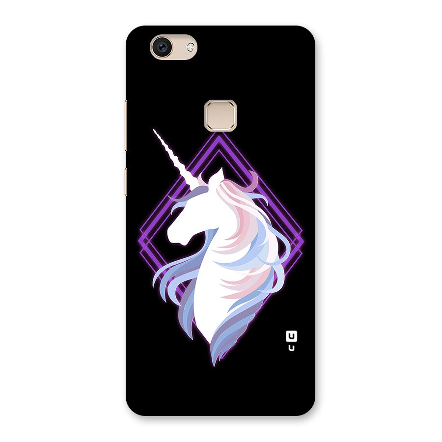 Cute Unicorn Illustration Back Case for Vivo V7