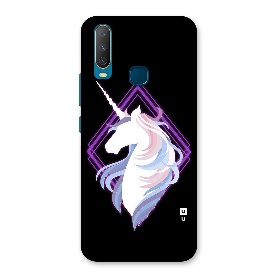 Cute Unicorn Illustration Back Case for Vivo Y15