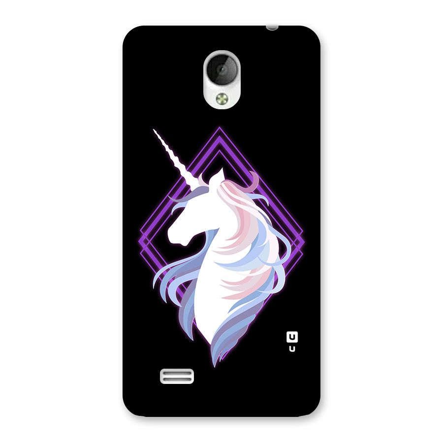 Cute Unicorn Illustration Back Case for Vivo Y21