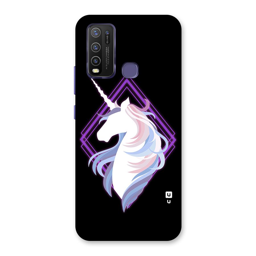 Cute Unicorn Illustration Back Case for Vivo Y50