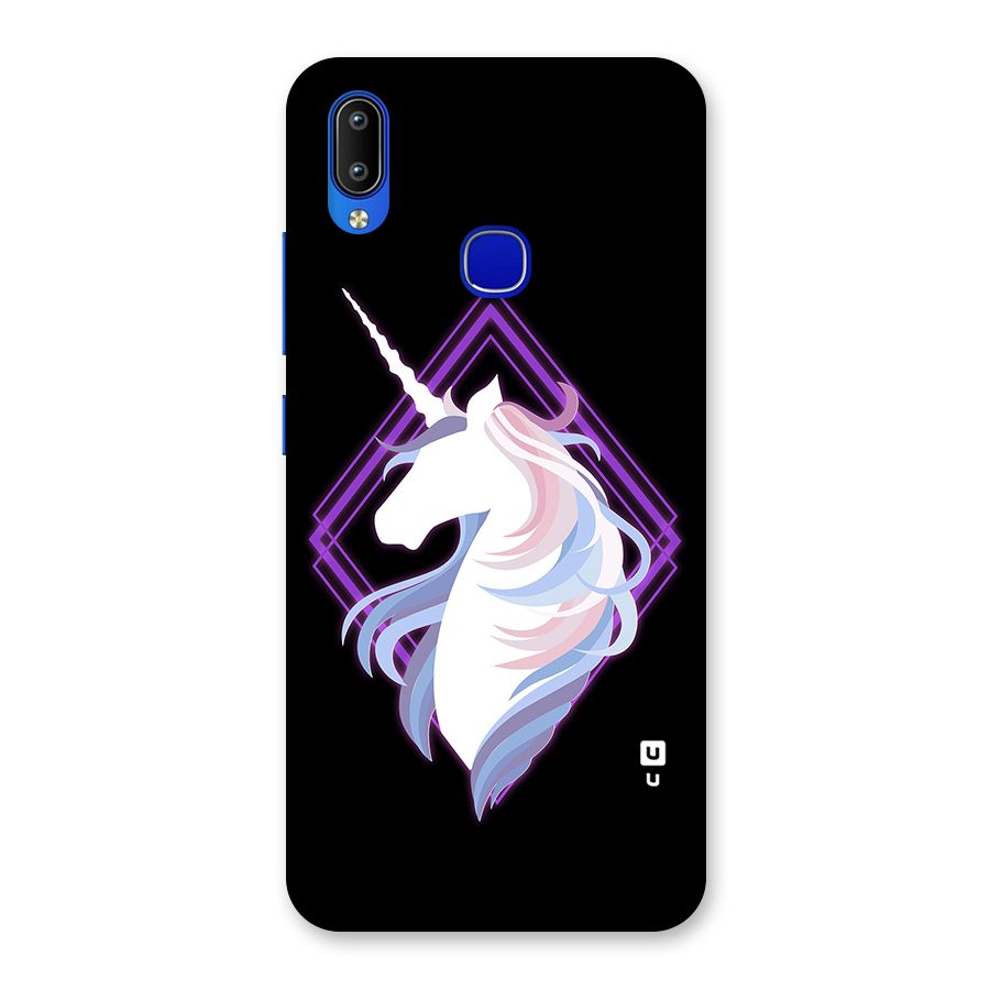 Cute Unicorn Illustration Back Case for Vivo Y91