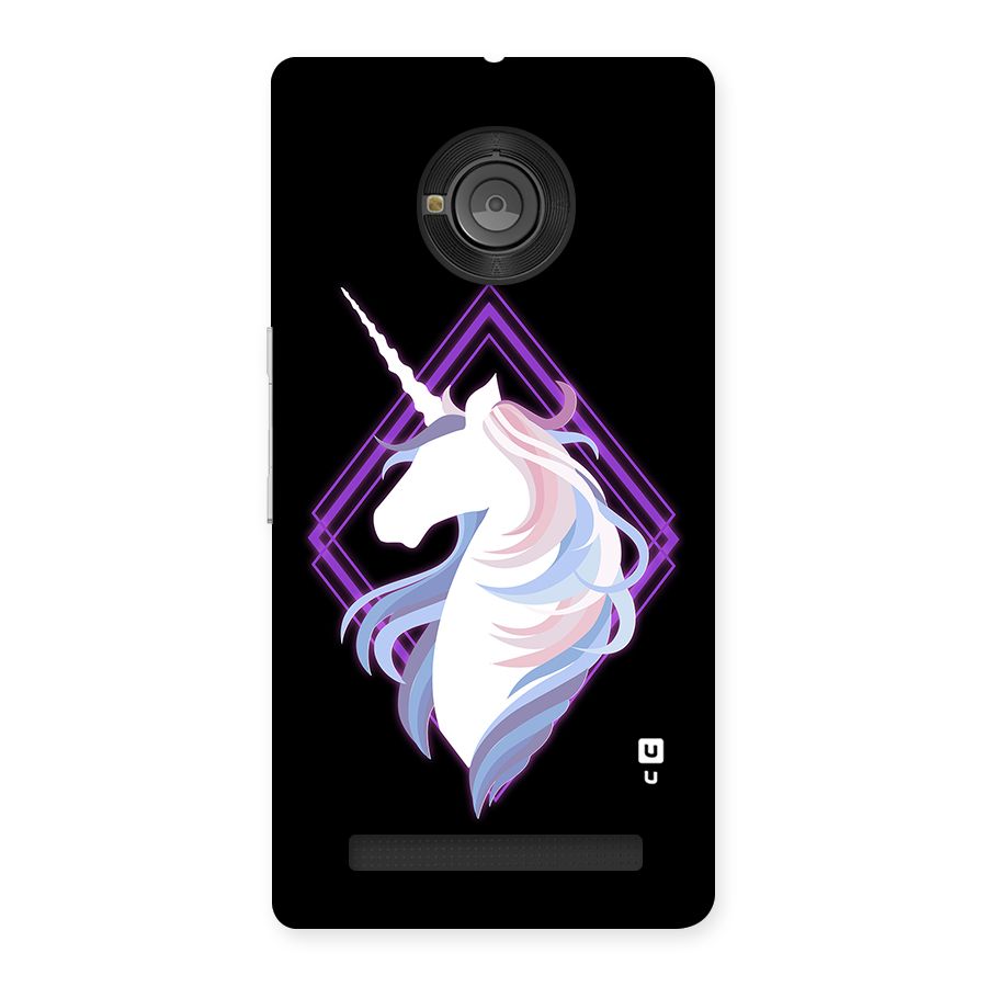 Cute Unicorn Illustration Back Case for Yu Yuphoria