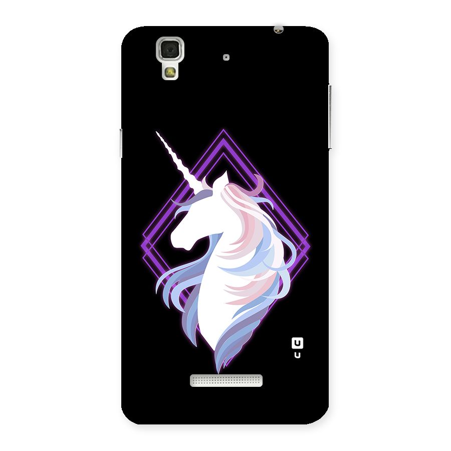 Cute Unicorn Illustration Back Case for Yu Yureka