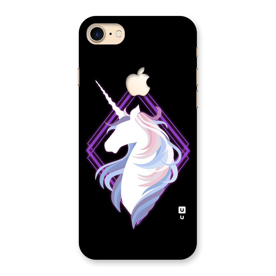 Cute Unicorn Illustration Back Case for iPhone 7 Apple Cut