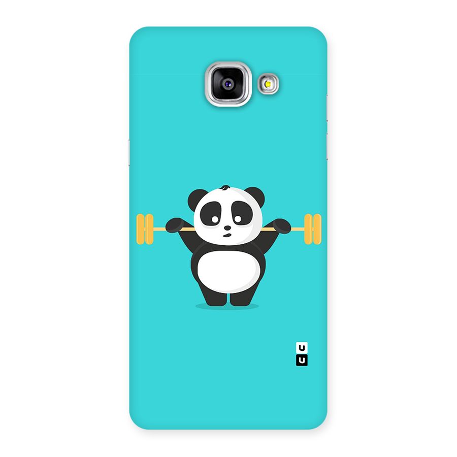Cute Weightlifting Panda Back Case for Galaxy A5 2016