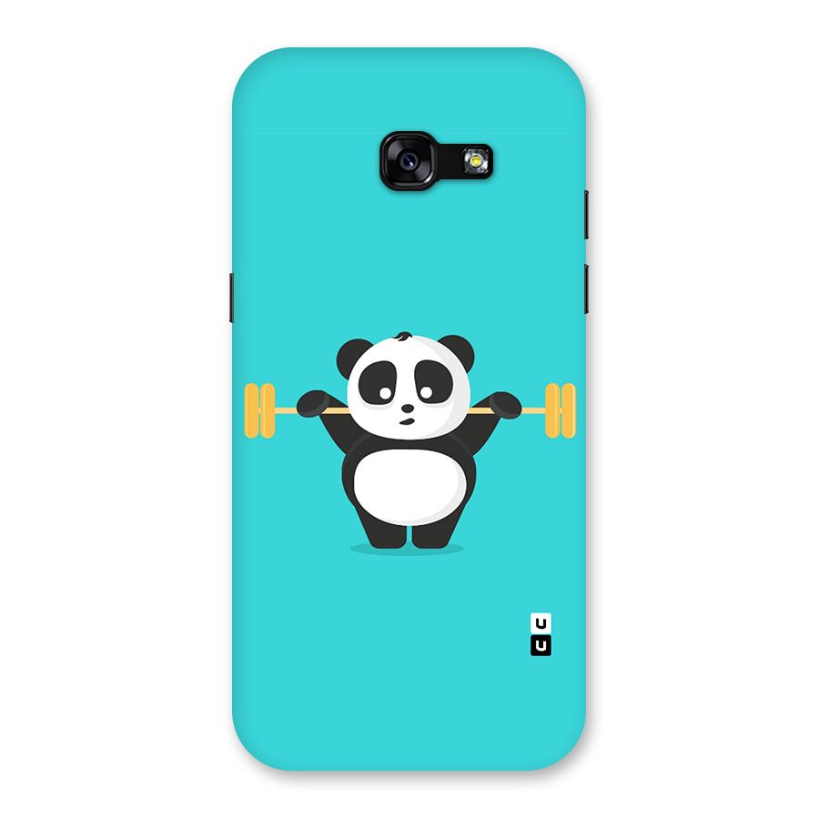 Cute Weightlifting Panda Back Case for Galaxy A5 2017