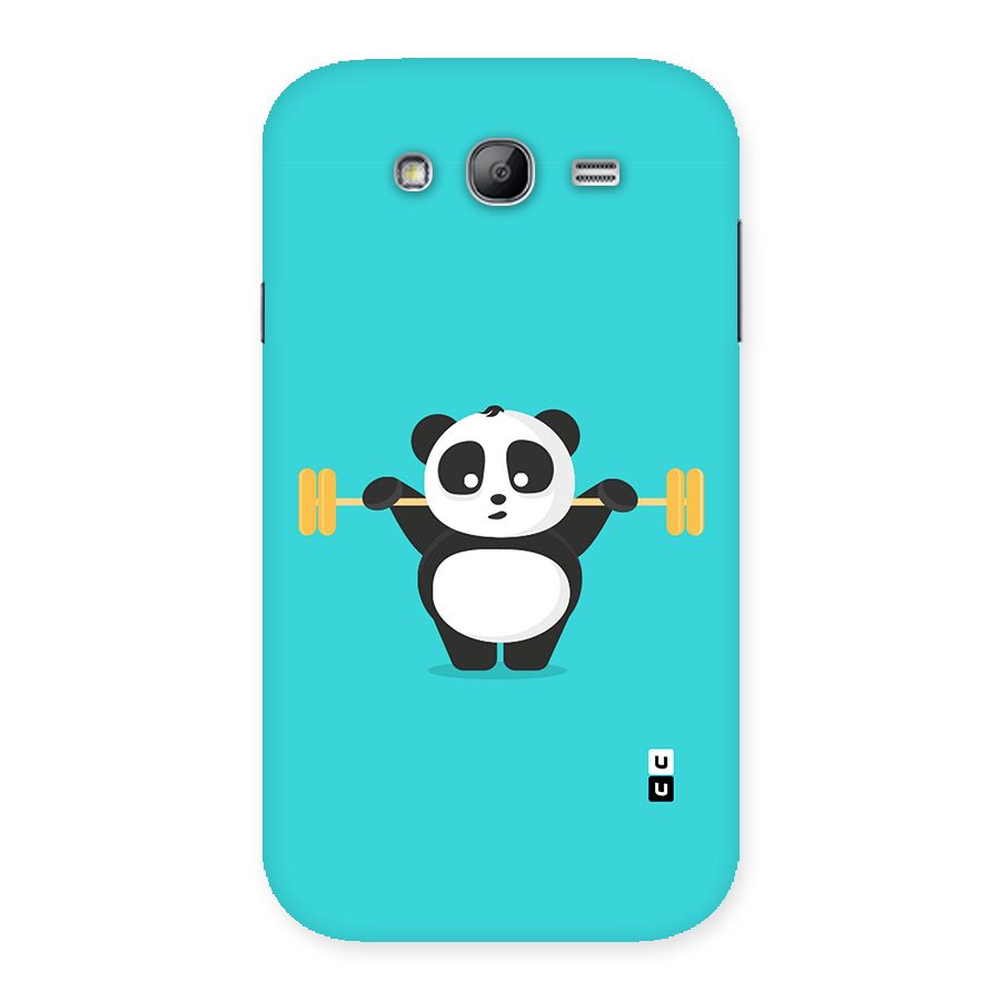 Cute Weightlifting Panda Back Case for Galaxy Grand