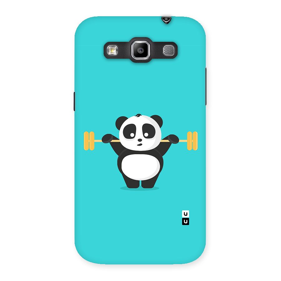 Cute Weightlifting Panda Back Case for Galaxy Grand Quattro