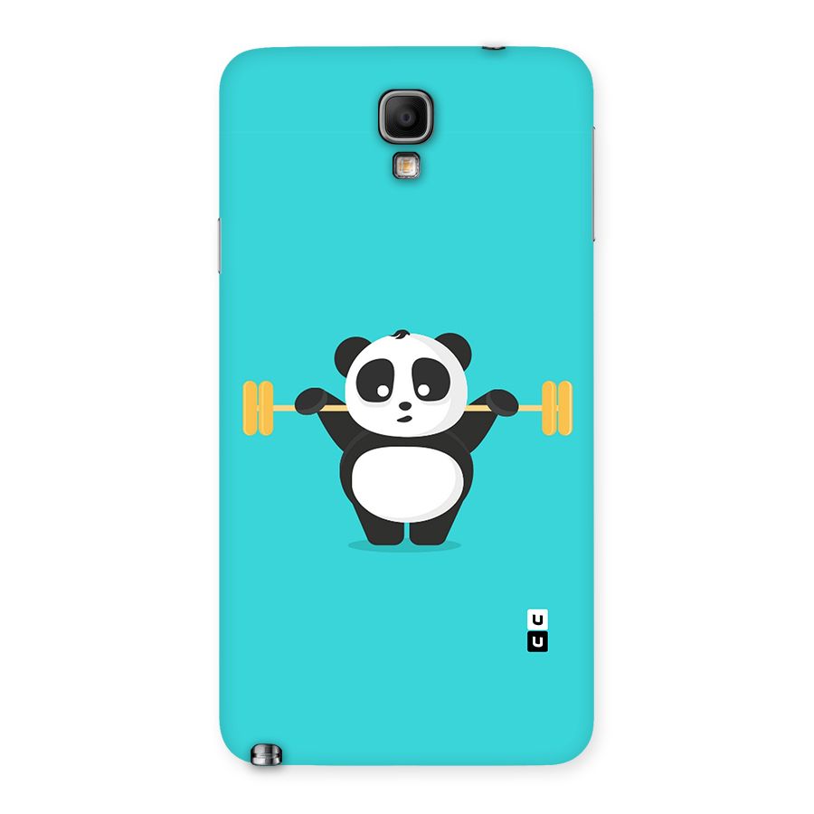 Cute Weightlifting Panda Back Case for Galaxy Note 3 Neo
