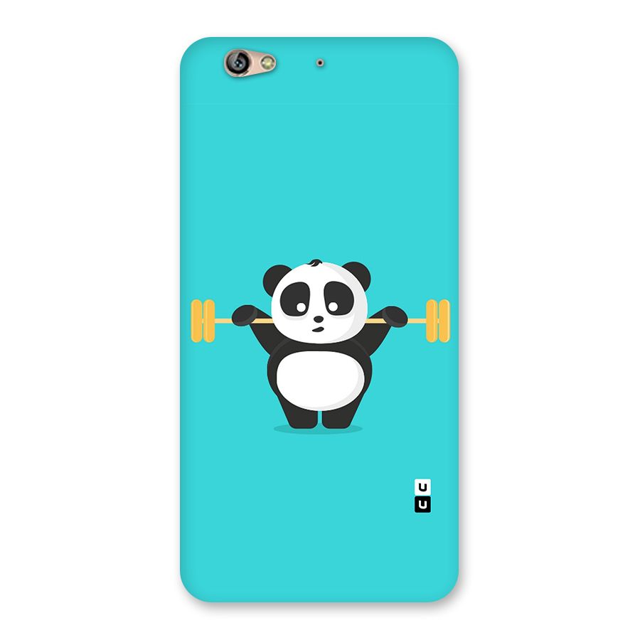 Cute Weightlifting Panda Back Case for Gionee S6