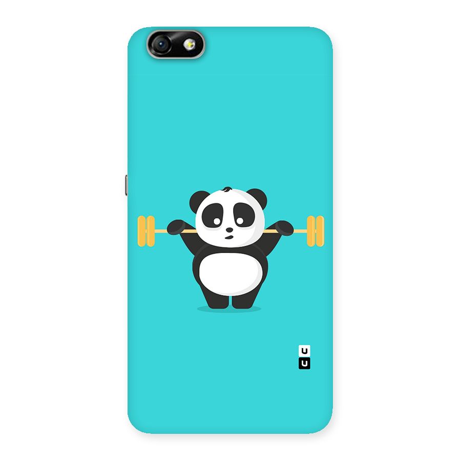 Cute Weightlifting Panda Back Case for Honor 4X
